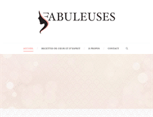 Tablet Screenshot of fabuleuses.com